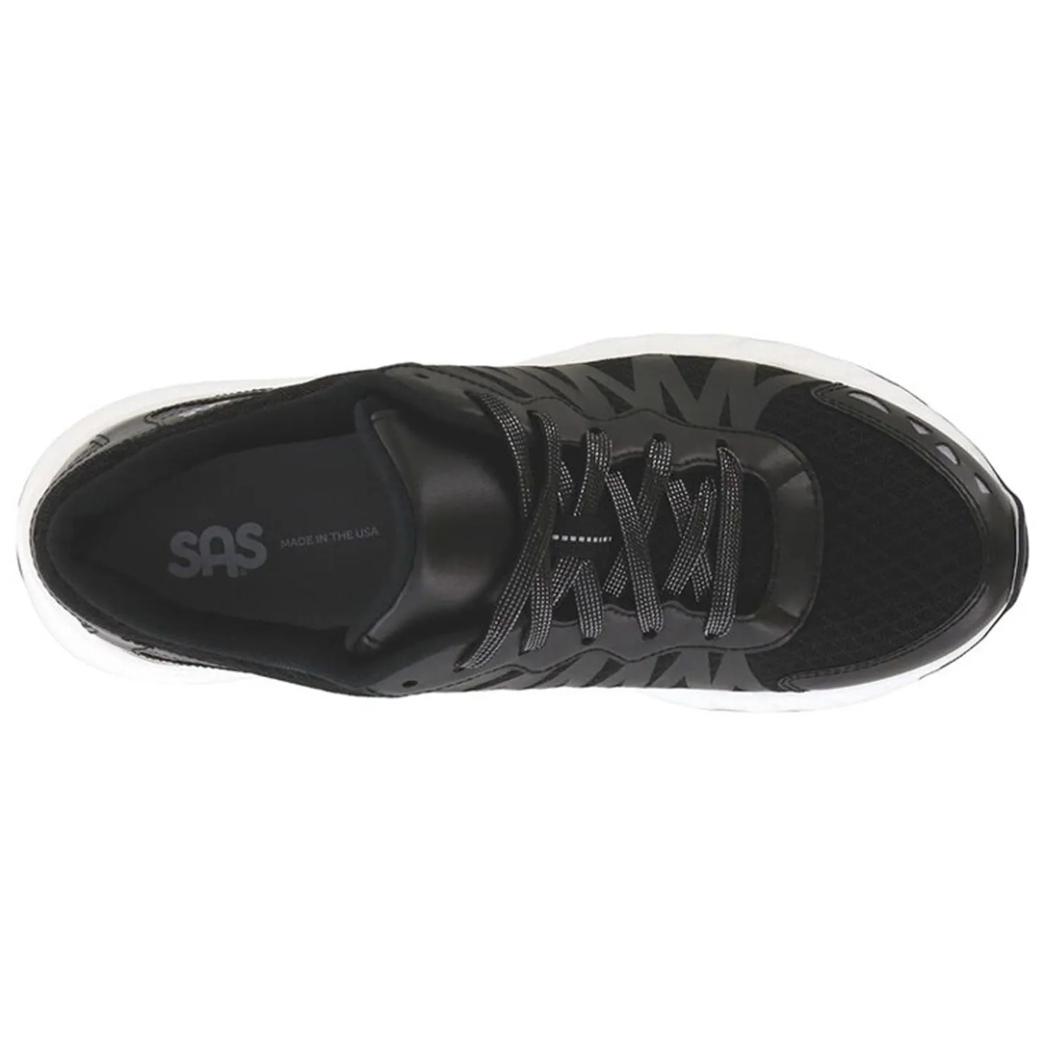 Walking*SAS Women's , Tempo Sneaker Black