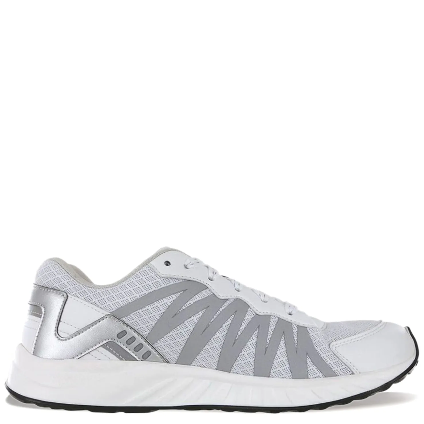 Walking*SAS Women's , Tempo Sneaker White Silver