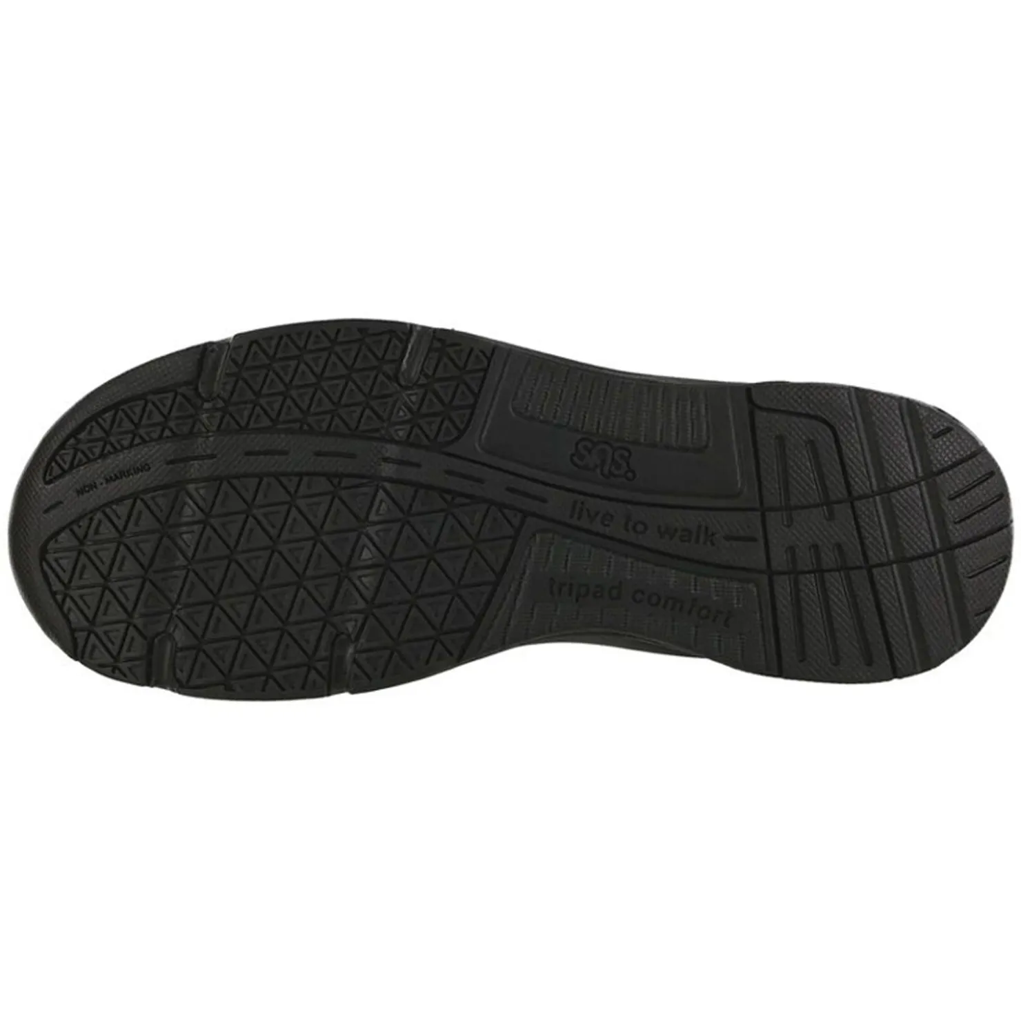 Walking*SAS Women's , Tour II Sneaker Black