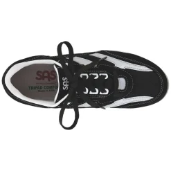 Walking*SAS Women's , Tour Mesh Sneaker Black Silver