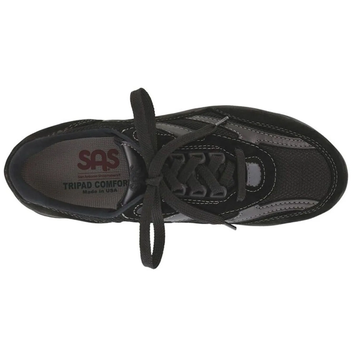 Fashion & Street*SAS Women's , Tour Mesh Sneaker Black