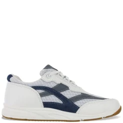 Walking*SAS Women's , Tour Mesh Sneaker White Blue Multi