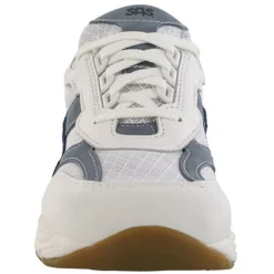 Walking*SAS Women's , Tour Mesh Sneaker White Blue Multi
