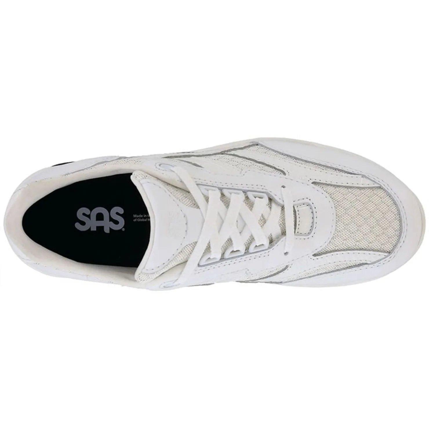 Walking*SAS Women's , Tour Mesh Sneaker White Multi