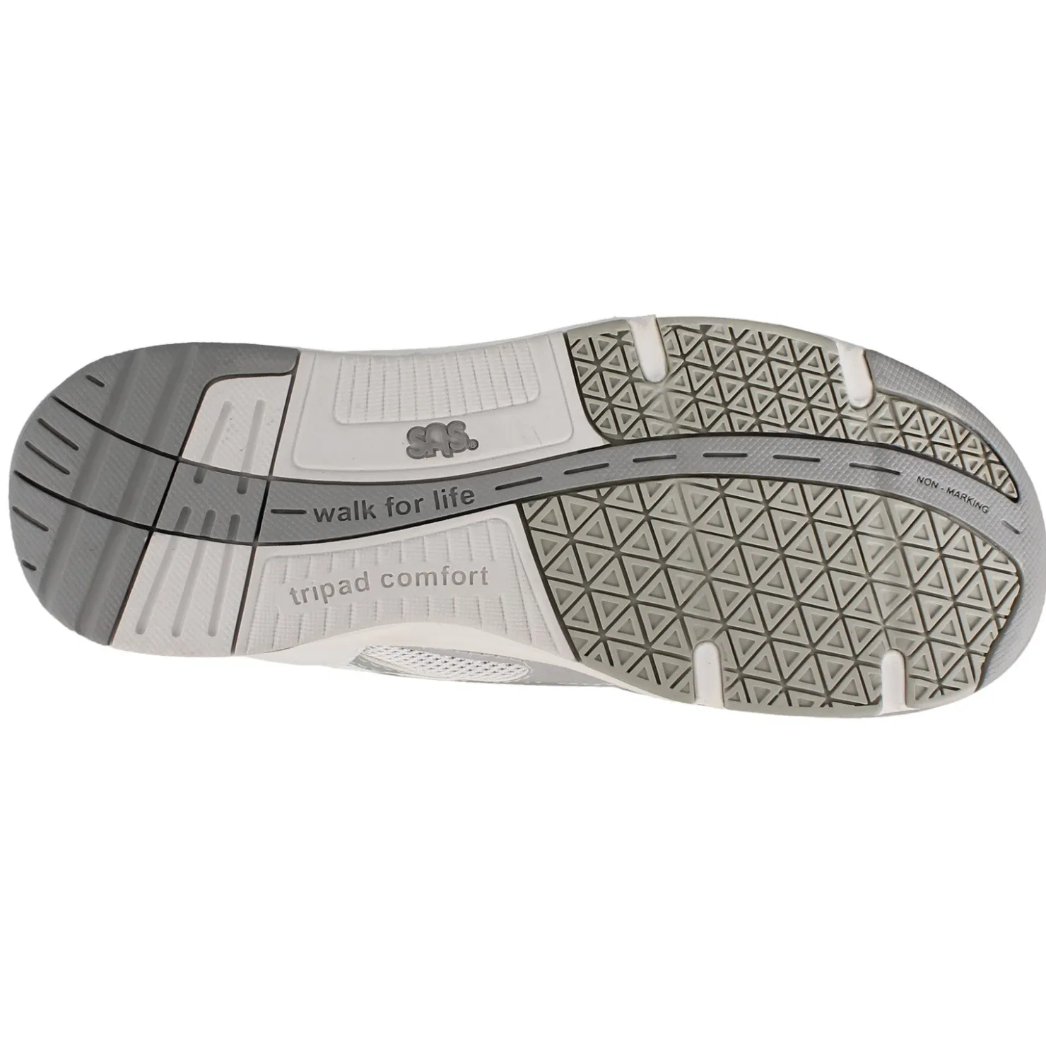 Walking*SAS Women's , Tour Mesh Sneaker Silver