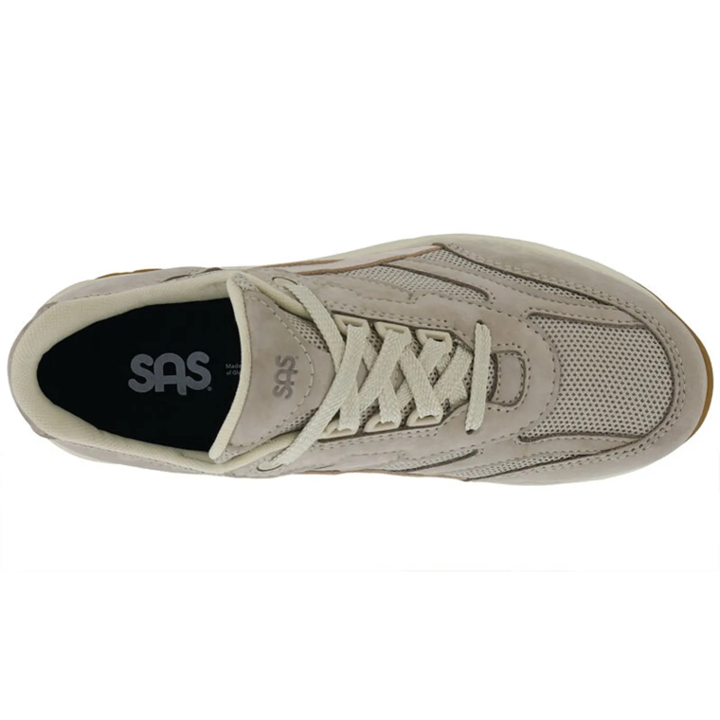 Fashion & Street*SAS Women's , Tour Mesh Sneaker Taupe Pink