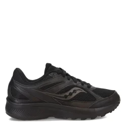 Running*Saucony Women's , Cohesion 14 Running Shoe - Wide Width Black/Black