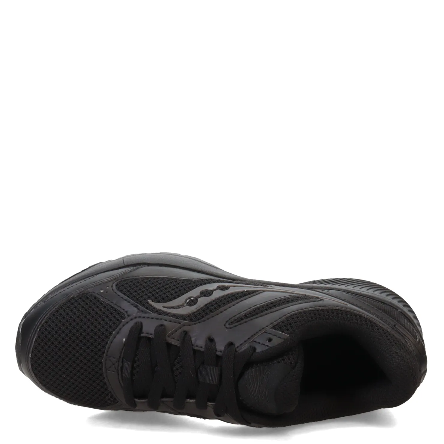Running*Saucony Women's , Cohesion 14 Running Shoe - Wide Width Black/Black