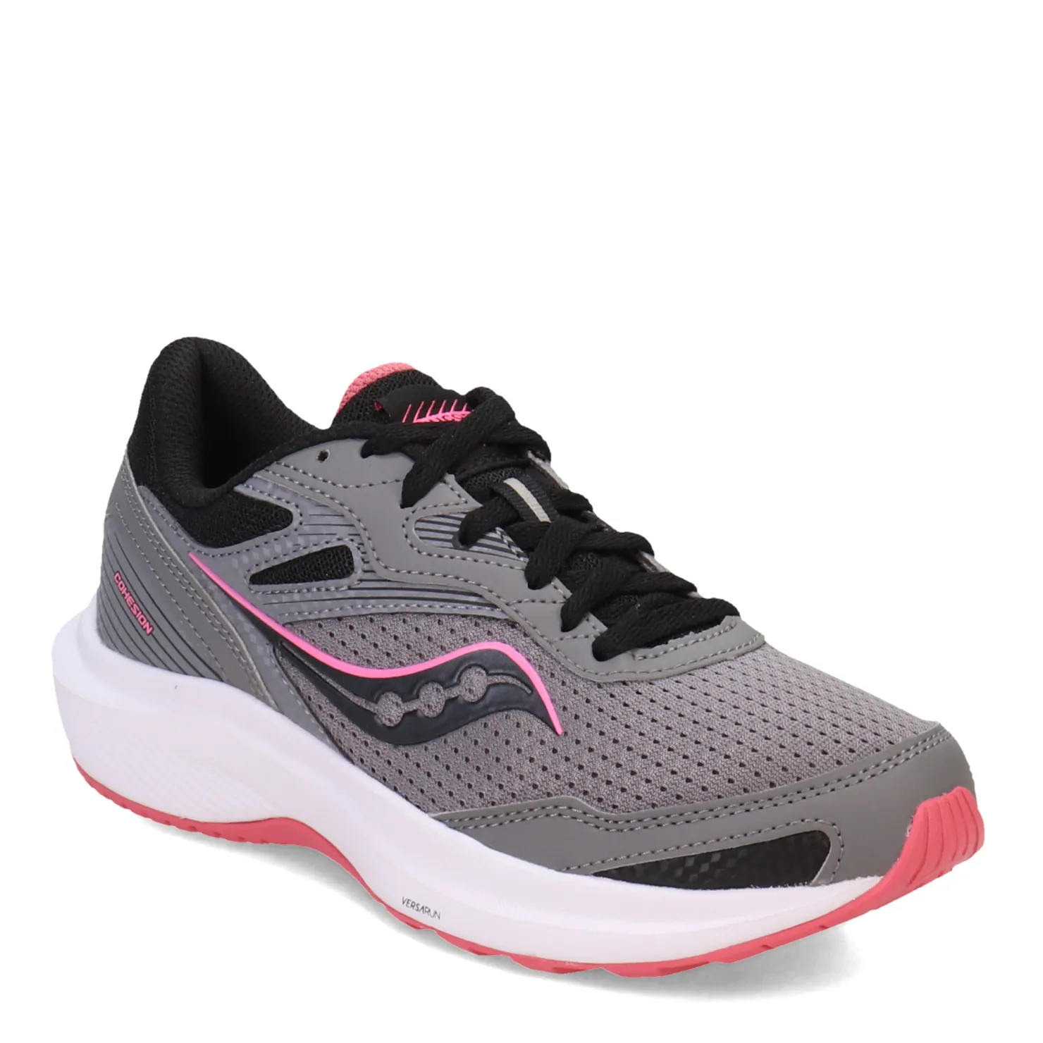 Running*Saucony Women's , Cohesion 16 Running Shoe Charcoal/Petal
