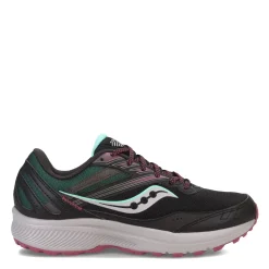 Trail & Hiking*Saucony Women's , Cohesion TR15 Trail Running - Wide Width Black/Dusk/Mint