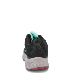 Trail & Hiking*Saucony Women's , Cohesion TR15 Trail Running - Wide Width Black/Dusk/Mint