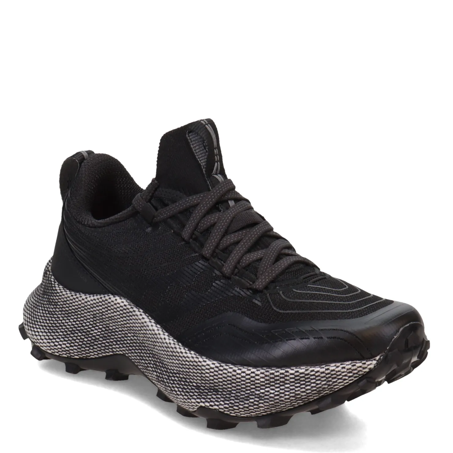 Running*Saucony Women's , Endorphin Trail Running Shoe Black/Gravel