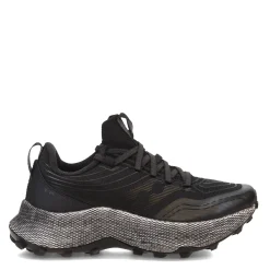 Running*Saucony Women's , Endorphin Trail Running Shoe Black/Gravel