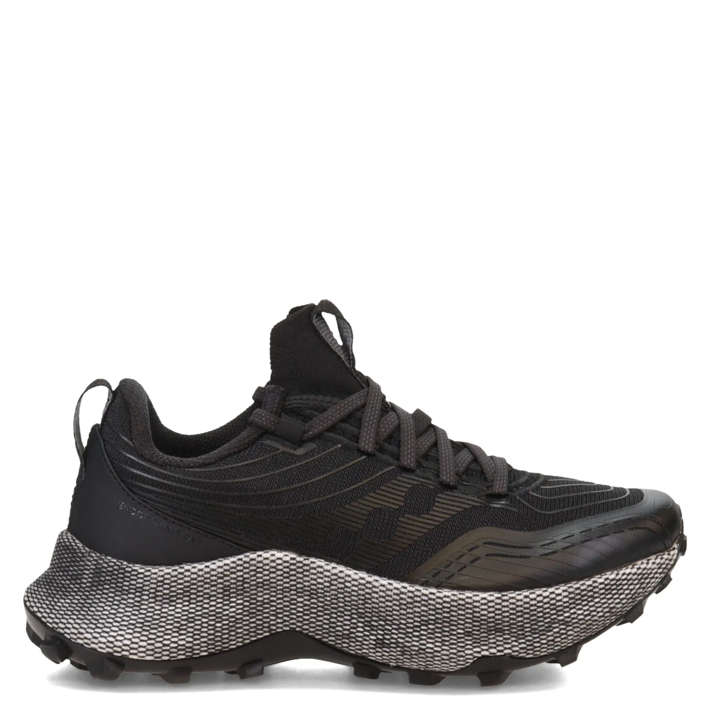 Running*Saucony Women's , Endorphin Trail Running Shoe Black/Gravel