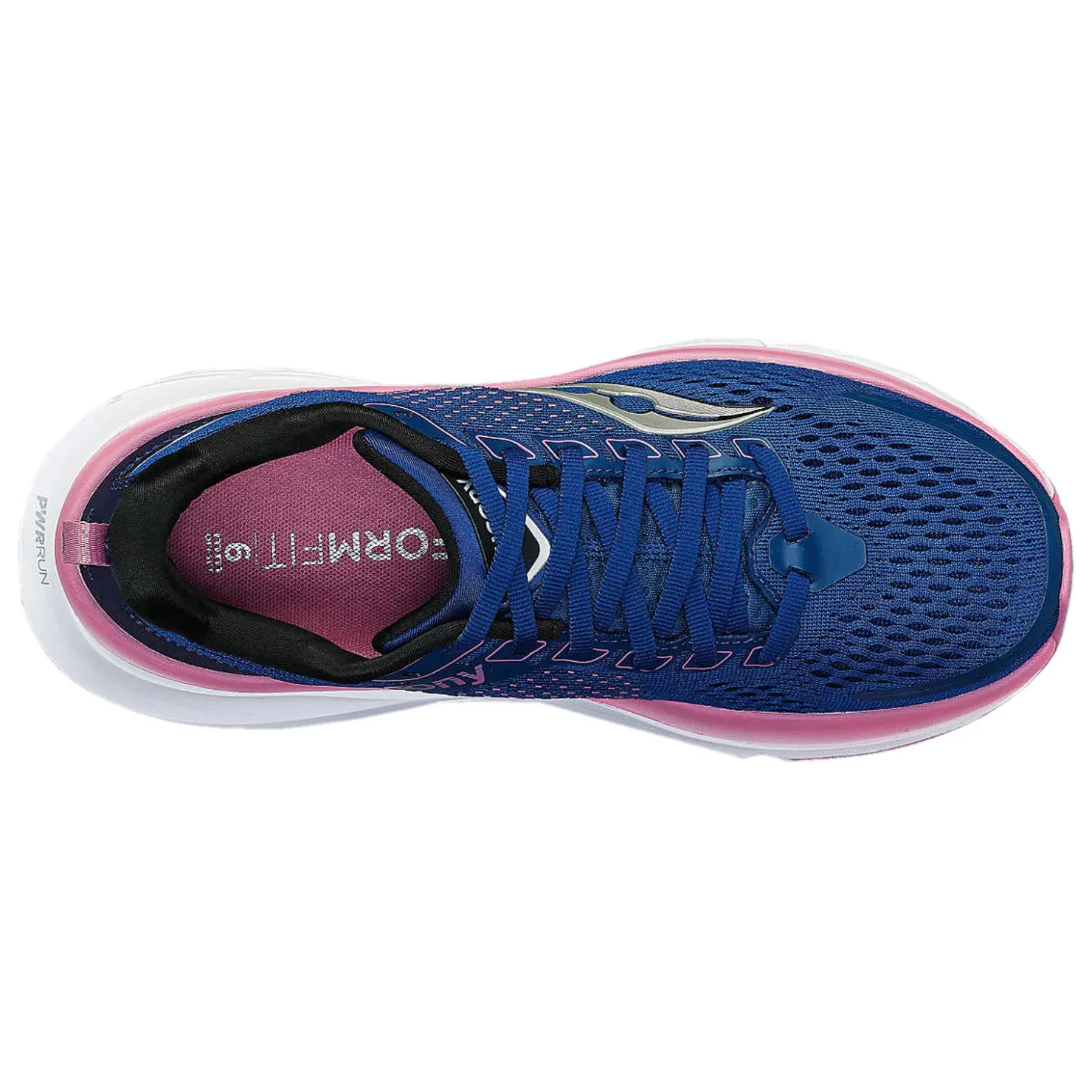 Running*Saucony Women's , Guide 17 Running Shoe - Wide Width Navy/Orchid