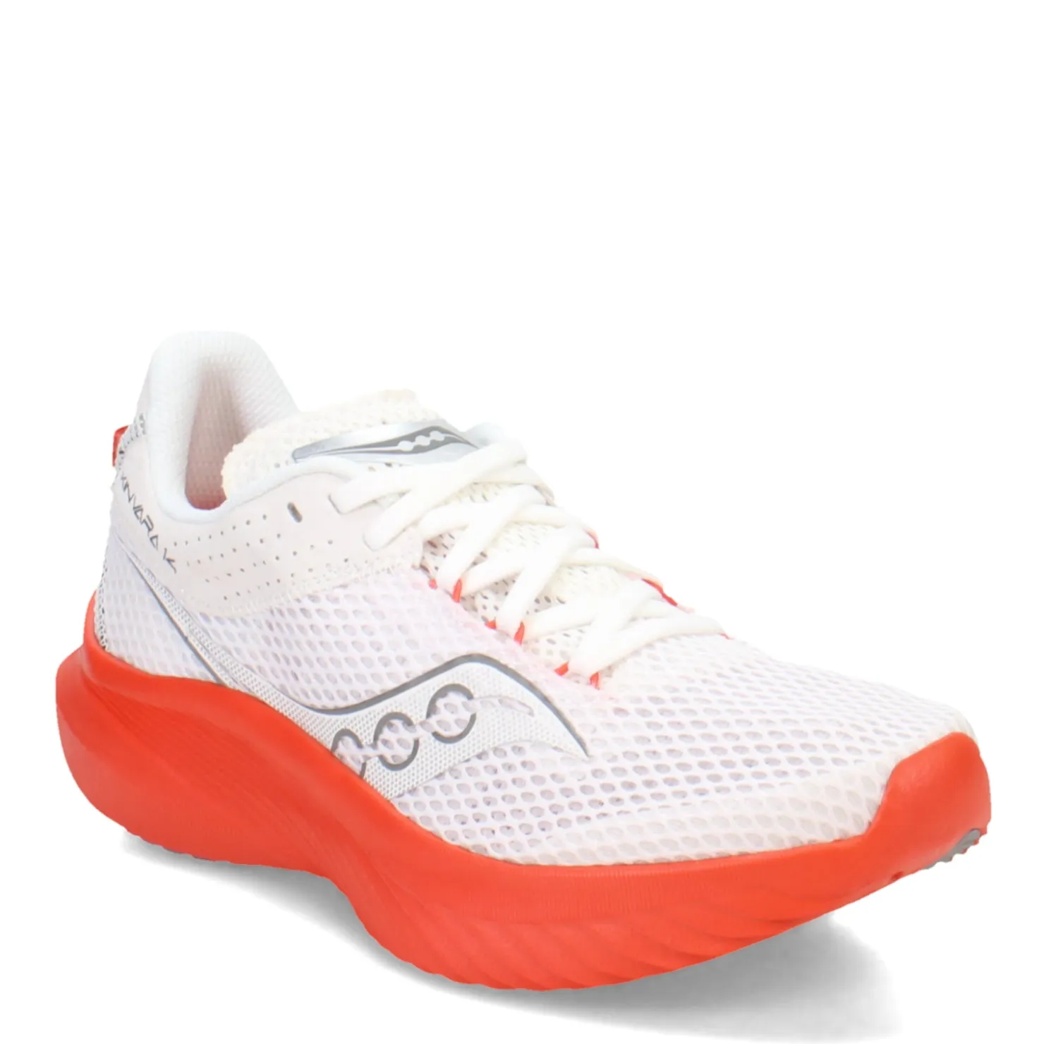 Running*Saucony Women's , Kinvara 14 Running Shoe White/Red/Grey