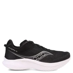 Running*Saucony Women's , Kinvara 14 Running Shoe - Wide Width Black/White
