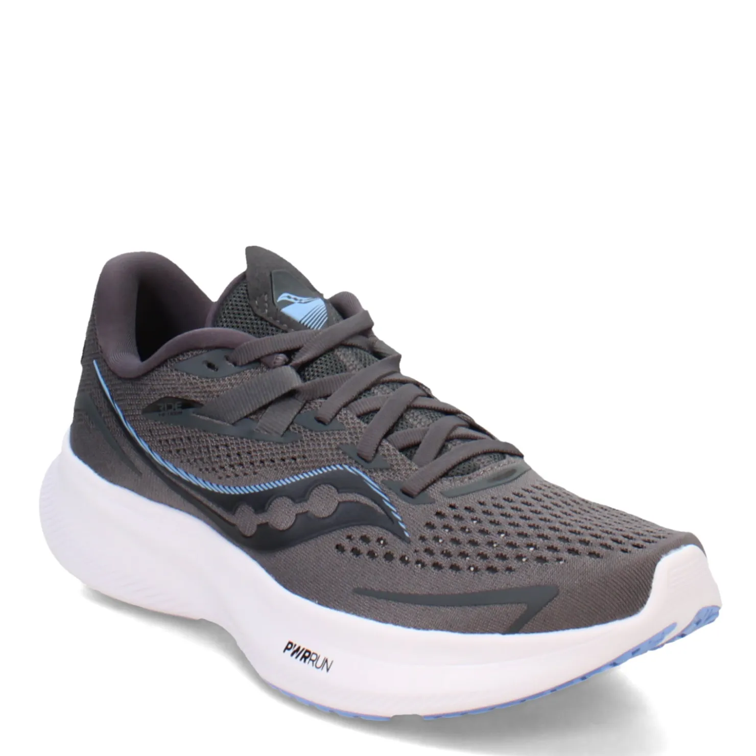 Running*Saucony Women's , Ride 15 Running Shoe Charcoal/Jewel