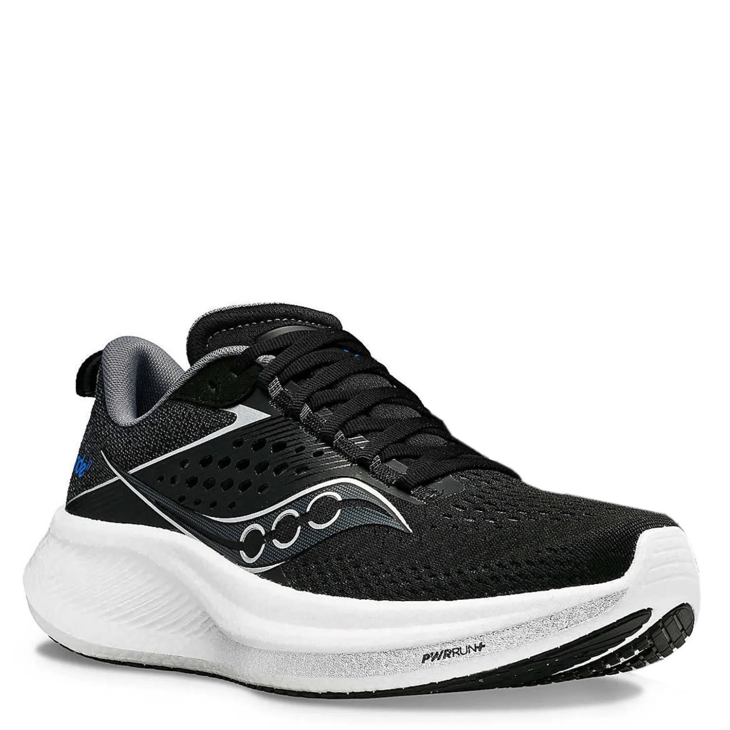 Running*Saucony Women's , Ride 17 Running Shoe - Wide Width Black/White
