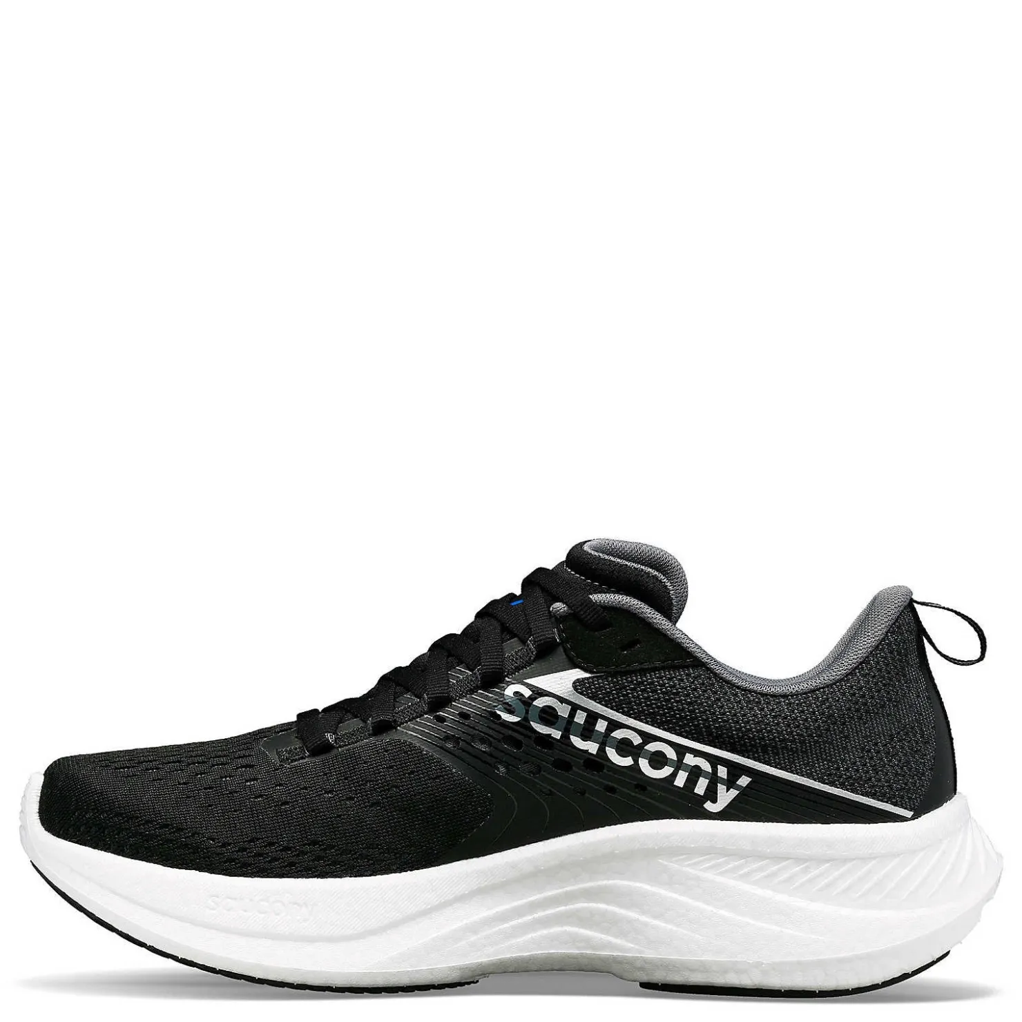 Running*Saucony Women's , Ride 17 Running Shoe - Wide Width Black/White
