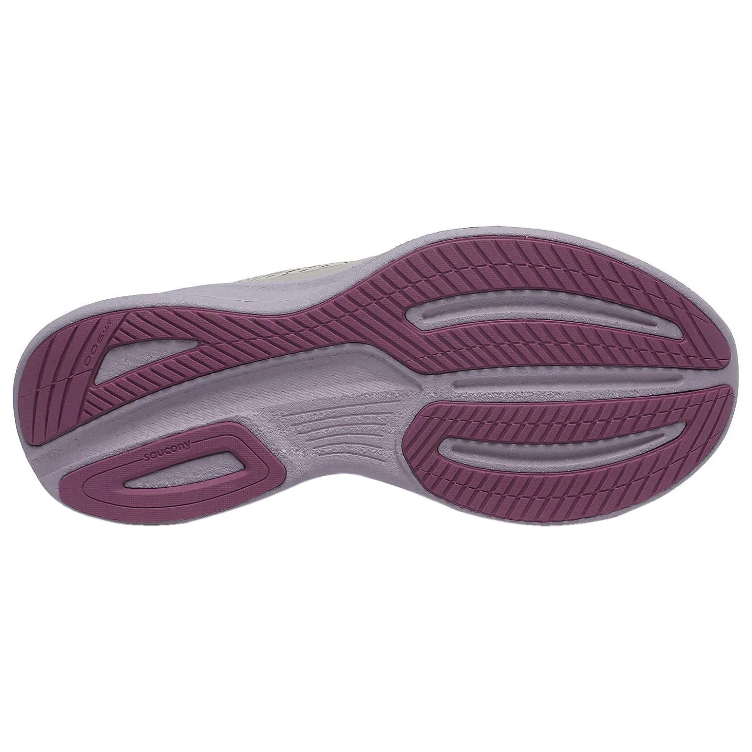 Running*Saucony Women's , Ride 17 Running Shoe - Wide Width Moon/Viola