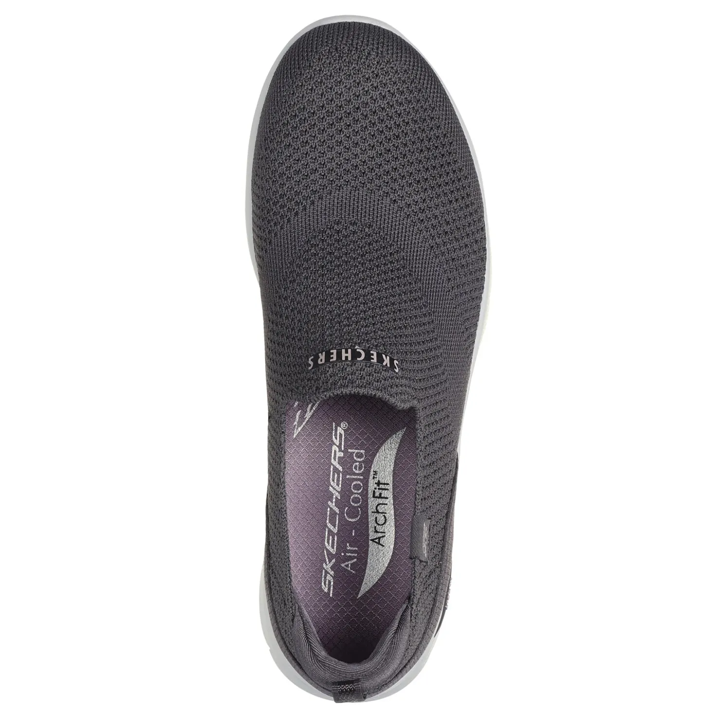 Walking*Skechers Women's , Arch Fit Refine - Iris Sneaker Charcoal