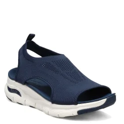 Wedges*Skechers Women's , Arch Fit - City Catch Sandal Navy