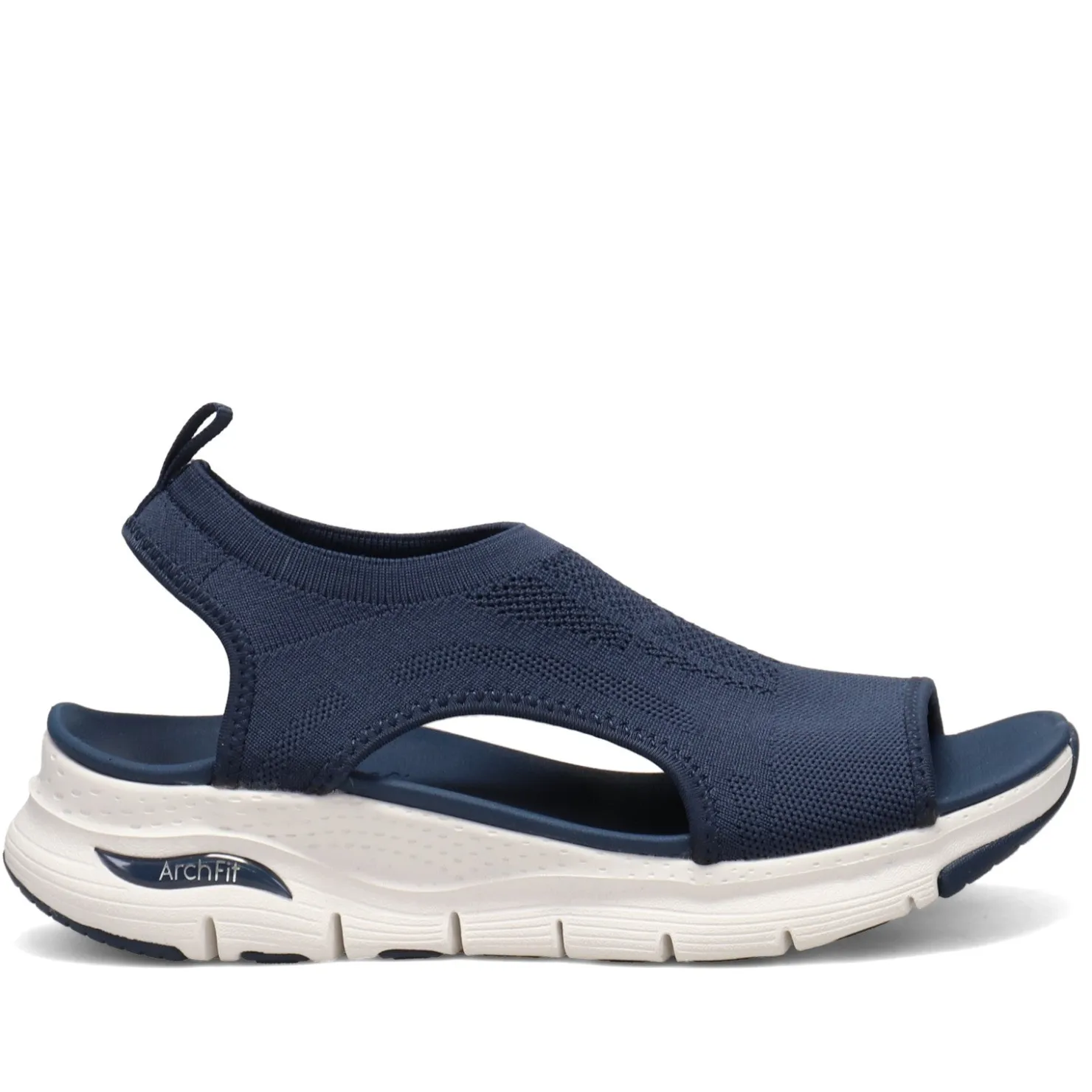 Wedges*Skechers Women's , Arch Fit - City Catch Sandal Navy