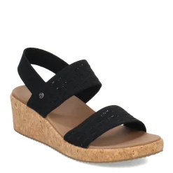 Wedges*Skechers Women's , Arch Fit Beverlee - Mesh On You Sandal Black