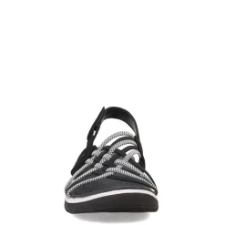 Outdoor & Hiking*Skechers Women's , Arch Fit Reggae Sport Sandal Black/White