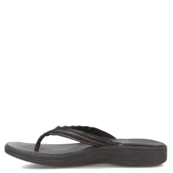 Flip Flops*Skechers Women's , Arch Fit Maui Sandal Black