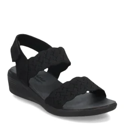 Wedges*Skechers Women's , Arya - On The Rise Sandal Black/Black