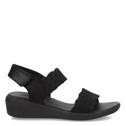 Wedges*Skechers Women's , Arya - On The Rise Sandal Black/Black