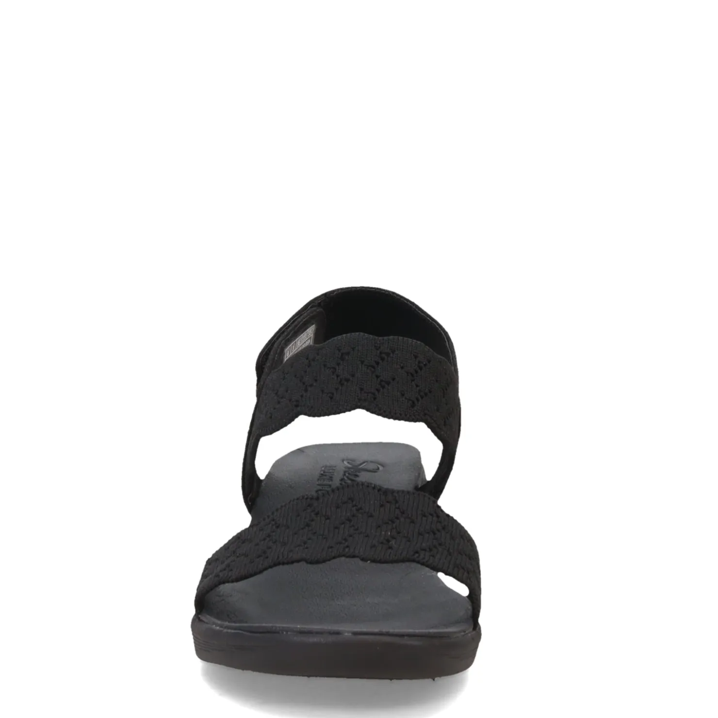 Wedges*Skechers Women's , Arya - On The Rise Sandal Black/Black