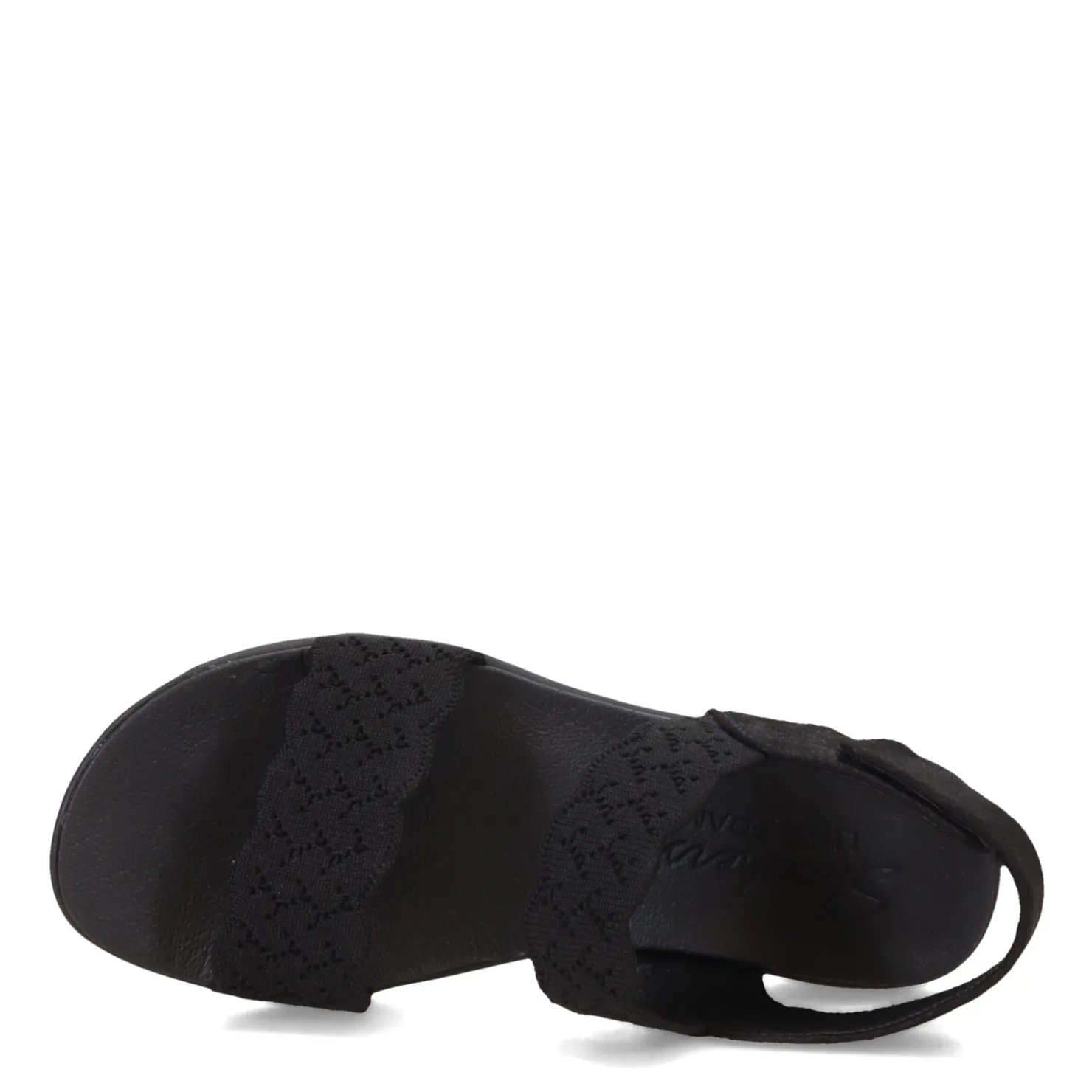 Wedges*Skechers Women's , Arya - On The Rise Sandal Black/Black