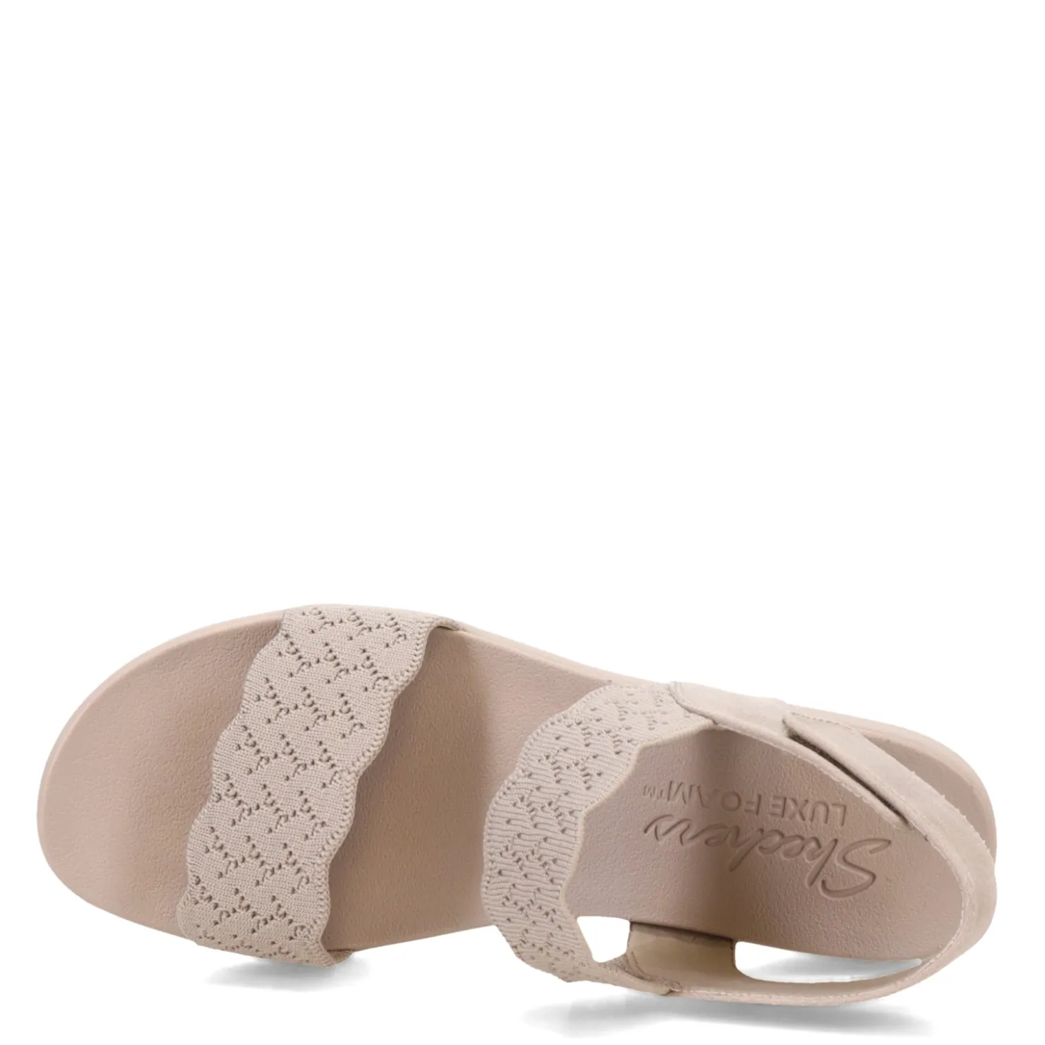 Wedges*Skechers Women's , Arya - On The Rise Sandal Taupe