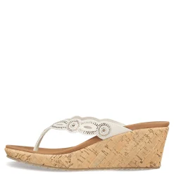 Wedges*Skechers Women's , Beverlee - Happy Charmer Sandal Off White