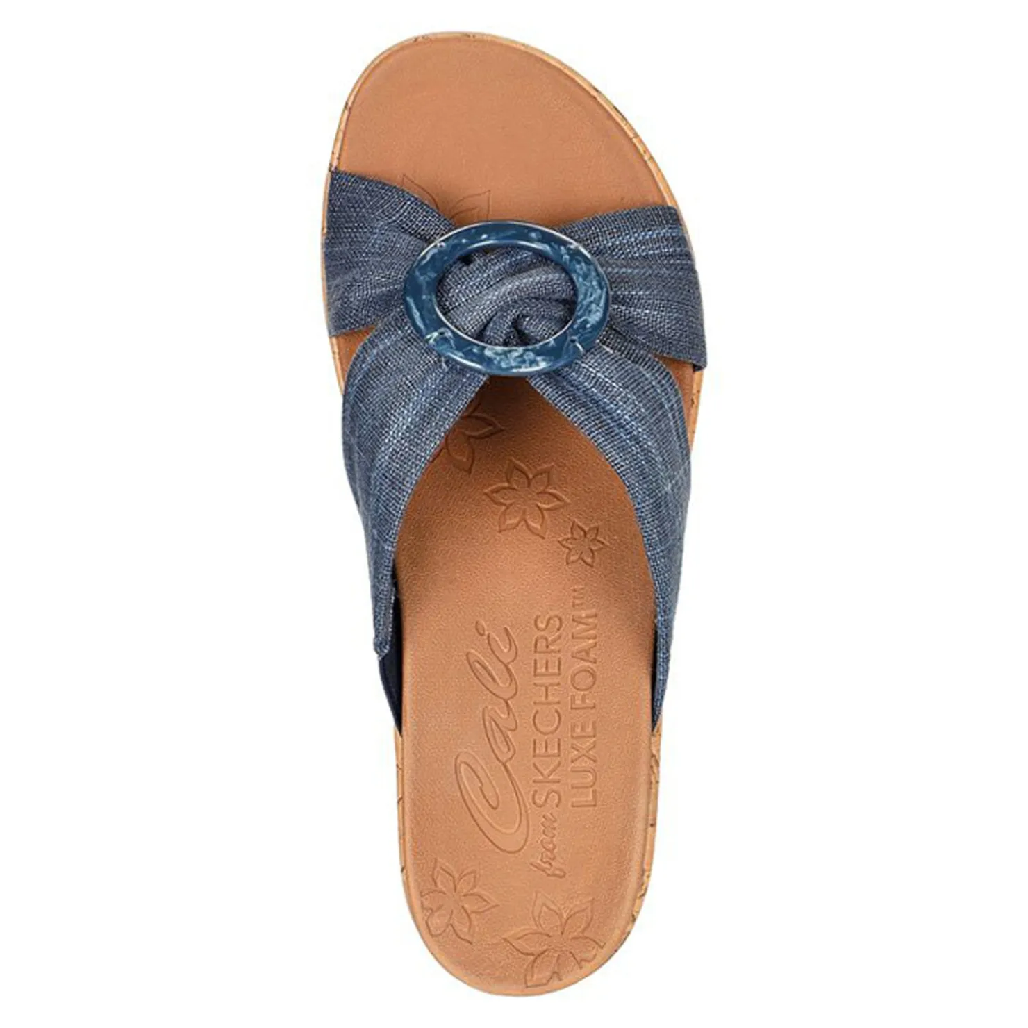 Wedges*Skechers Women's , Beverlee - Sail Twist Sandal Black