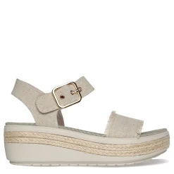 Wedges*Skechers Women's , BOBS - Empress Sandal Natural