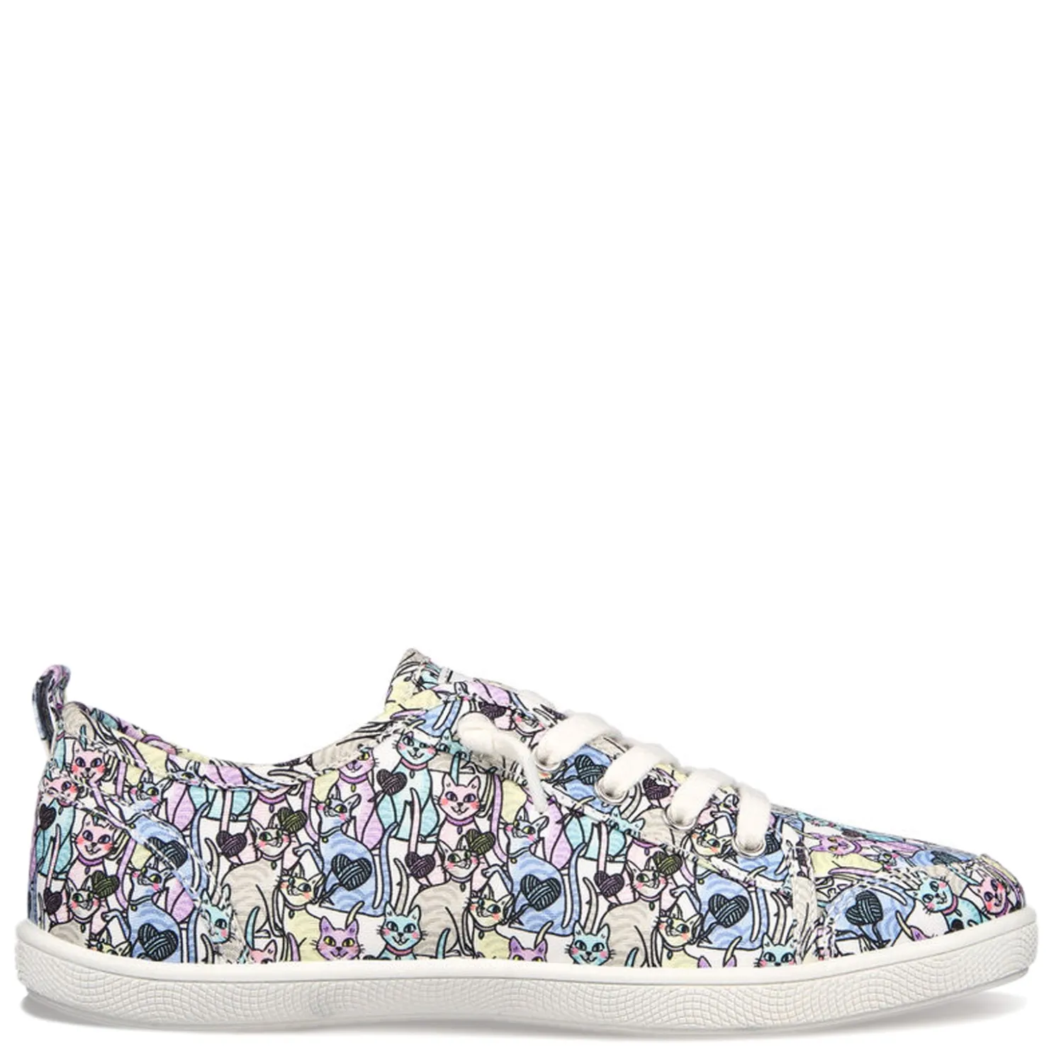 Women's , BOBS B Cute - Knitting Hearts Sneaker|Skechers Discount