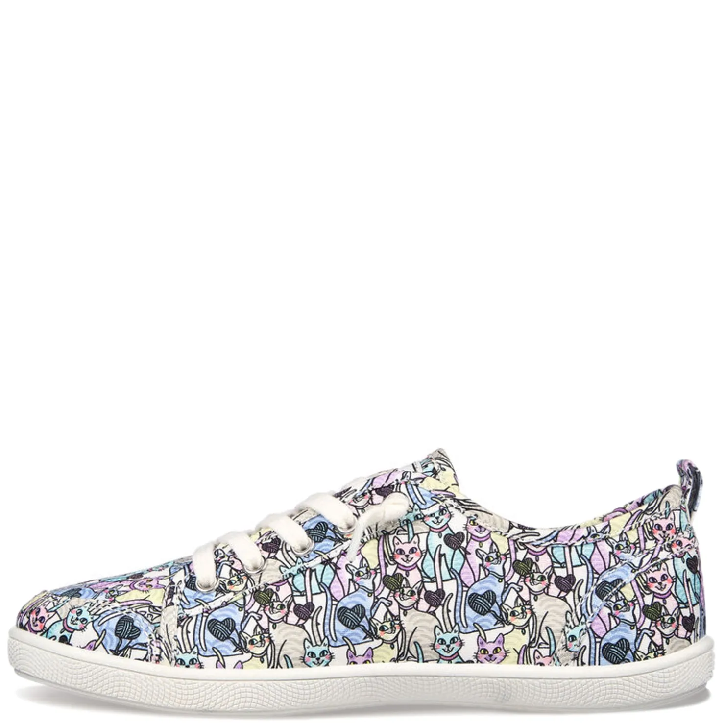 Women's , BOBS B Cute - Knitting Hearts Sneaker|Skechers Discount