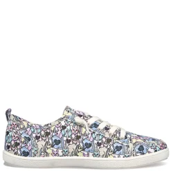 Fashion & Street*Skechers Women's , BOBS B Cute - Knitting Hearts Sneaker White/Multi
