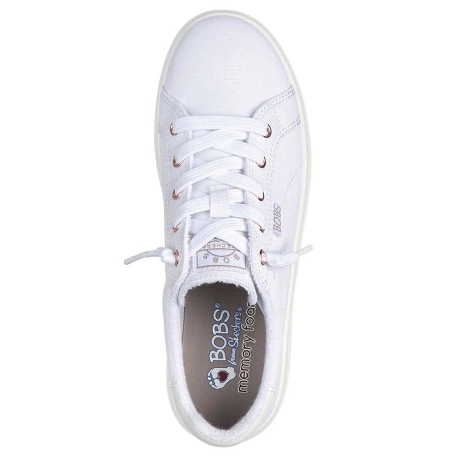 Fashion & Street*Skechers Women's Bobs, D Vine Sneaker - Wide Width White