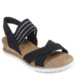Women's , BOBS Desert Kiss - Shore Enough Sandal|Skechers New