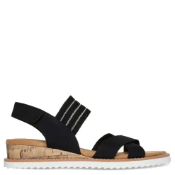 Women's , BOBS Desert Kiss - Shore Enough Sandal|Skechers New
