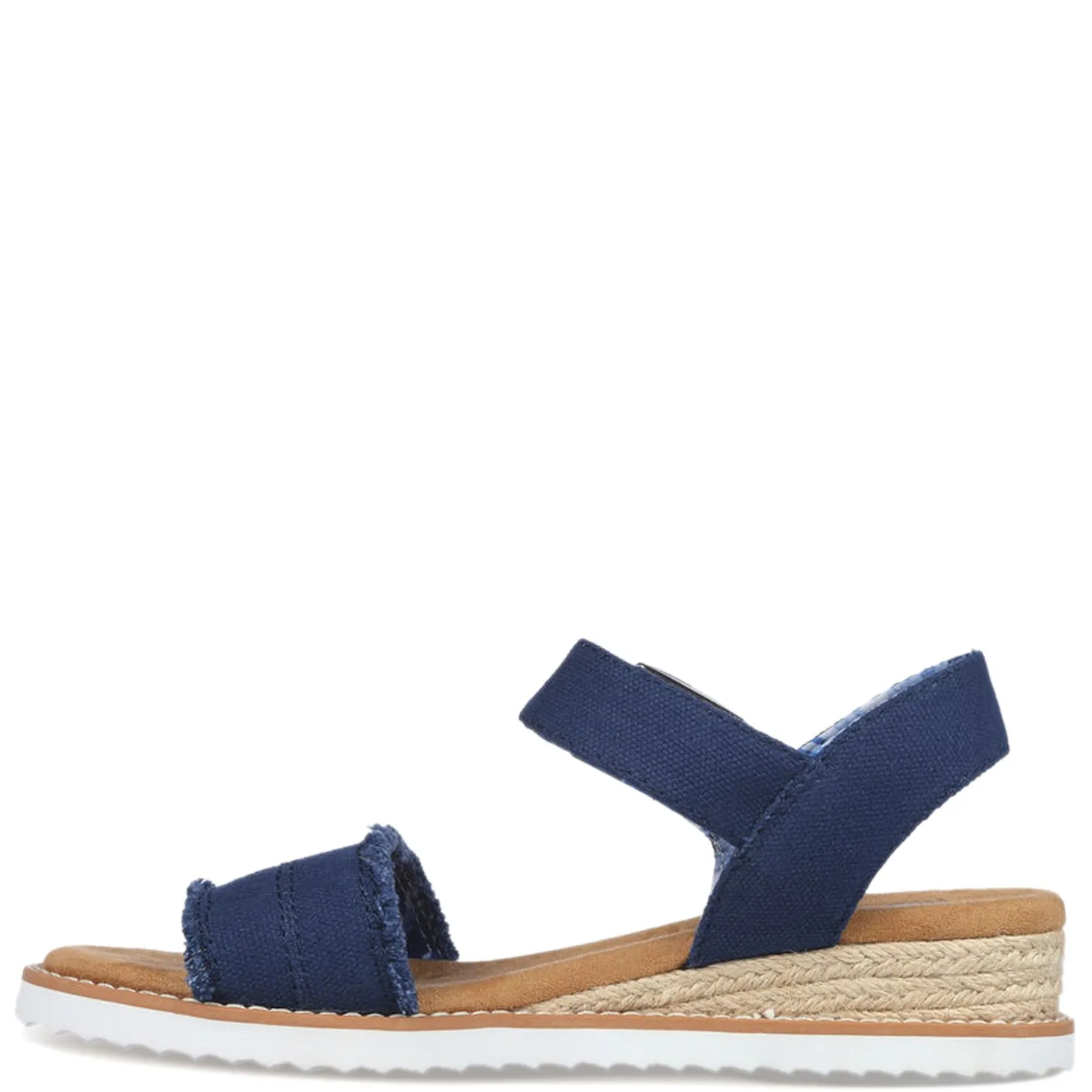 Wedges*Skechers Women's , BOBS Desert Kiss - Adobe Princess Sandal Navy