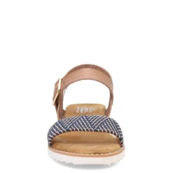 Wedges*Skechers Women's , BOBS Desert Kiss - Bold Dreams Sandal Navy Multi