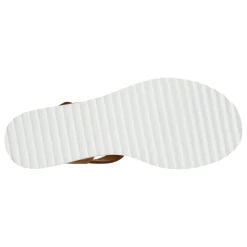 Wedges*Skechers Women's , BOBS Desert Kiss - Serendipitous Sandal Chestnut