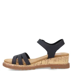 Wedges*Skechers Women's , BOBS Desert Chill - Evening Sun Sandal Charcoal