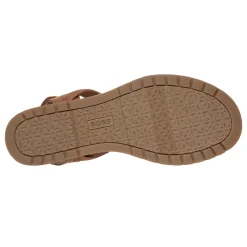Wedges*Skechers Women's , BOBS Desert Chill - City Scapes Sandal Chestnut